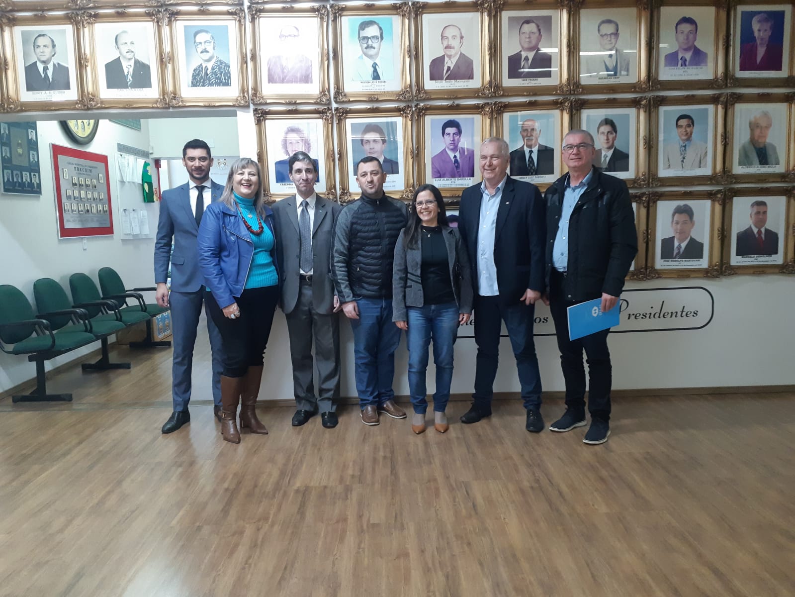 Diretoria do CRA-RS visita Câmara de Vereadores em Erechim